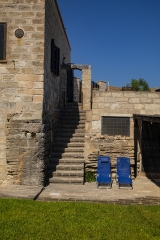 Scala esterna di accesso alla Villa Superiore